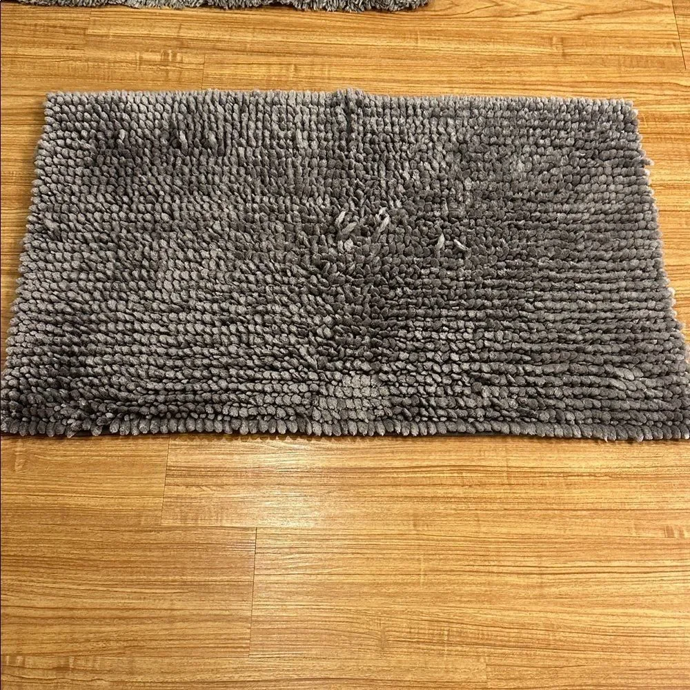 Faux Fur Rug in Gray. 2 rugs available.